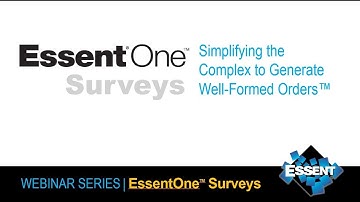 EssentOne in Action: Product Configuration Surveys
