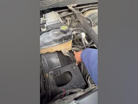 2015 Silverado coolant leak (overheating ) easy fix. - YouTube