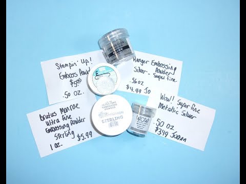 Ranger Embossing Powder-Super Fine Silver