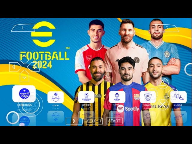 eFOOTBALL PES 2023 PPSSPP CAMERA PS5 ANDROID OFFLINE 600MB BEST GRAPHICS  LATEST TRANSFERS 2023/24 