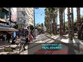 POV Walk Through Busy City Streets, Park & Old District | Real City Sounds 4K