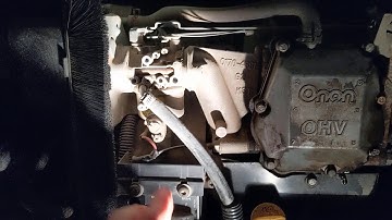 Onan 4000 Generator Not Idling