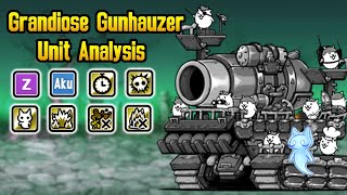 Grandiose Gunhauzer Unit Analysis - The Battle Cats (Version 14.4)