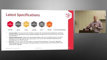 State of the UEFI – Mark Doran (UEFI Forum President)