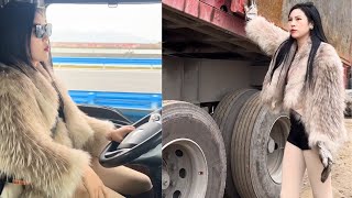 30-Year-Old Beautiful Female Truck Driver Taotao