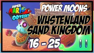 Super Mario: Odyssey - (Sand Kingdom) Wüstenland : Power Moons 16-25