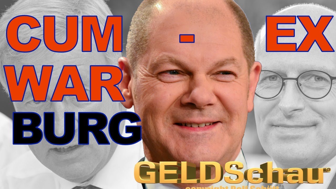 Cum Ex Cum Ex Affare Wissen Olal Scholz Warburg Finanzamt Youtube