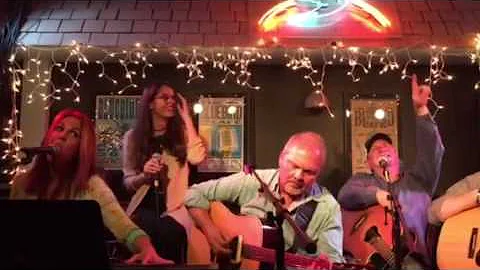 Ruby, Garth and Victoria at the Bluebird Cafe