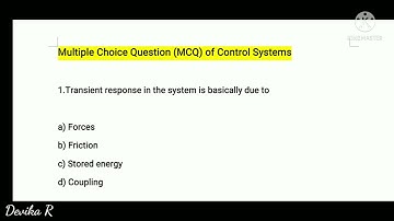 Control systems Mcq l TNEB l TRB l GATE l TANCET exam preparation