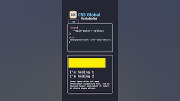 css variables #coding #css #css3 #htmlcss #shorts