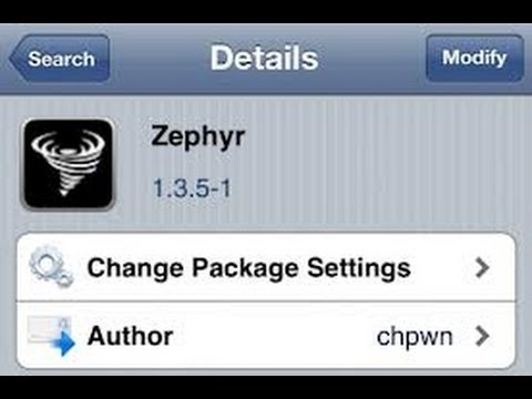 Zephyr Jailbreak Tweak