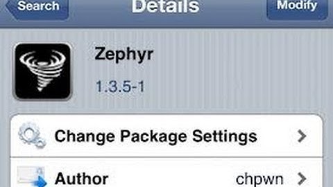 Zephyr Jailbreak Tweak Swipe Multitasking & Gestures