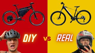 DIY E-bike vs Real E-bike