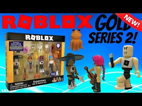 Roblox New Celebrity Series 2 Superstars Playset Unboxing Youtube - asda roblox toys