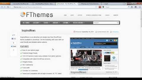 How to Install a theme within Wordpress - Building your own website - Part 4