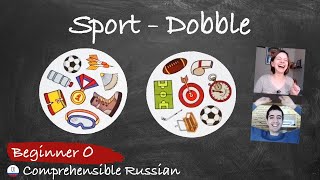 Sports - Dobble (Spot It!) Game with Alvaro (Games in Russian for complete beginners)