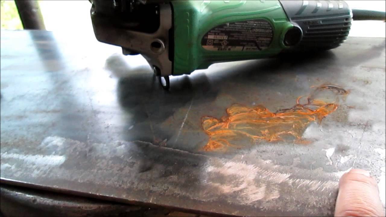 Cleaning Plate Steel with 4 1/ 2 inch Sanding Flapper Discs YouTube
