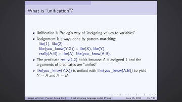 "That scripting language called Prolog"
