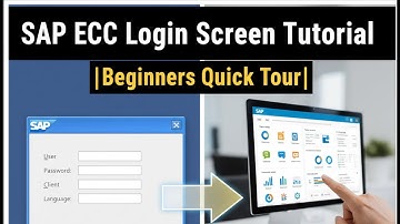 SAP ECC-inlogschermhandleiding | Snelle rondleiding voor beginners | Overzicht van alle functies ...