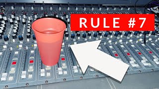 The unwritten rules of the recording studio 🎙️