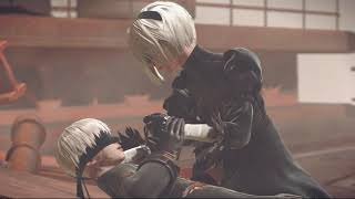 Nier Automata 4K Ai Gigapixel 60Fps Interpolated