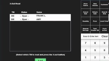 Retail 14 - Shift Reports - X(Read) and Z (Reset)