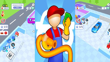 Clean Cars 3D: Wash N Drive - Gameplay Mobile Game Walkthrough All Levels Android Ios