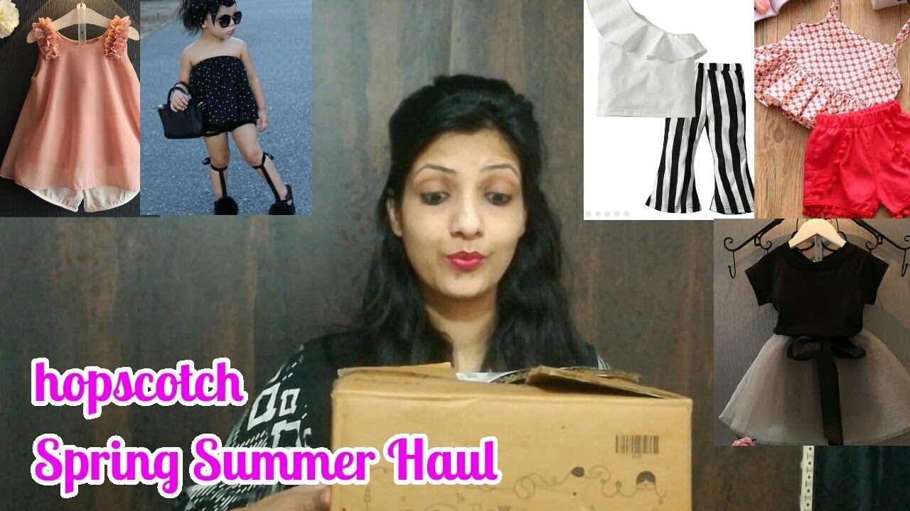 Hopscotch Spring Summer Haul| Online shopping Haul | Kid's Online Clothing Haul for kids