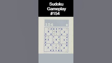 Sudoku Game 2024 | Math Tutor Edu | Easy Level | Sudoku 154