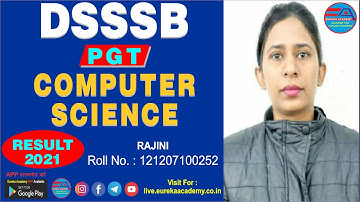 DSSSB PGT COMPUTER SCIENCE RESULT 2021 (SELECTED STUDENT) PGT TGT NEW BATCHES START BY SHAILESH SIR