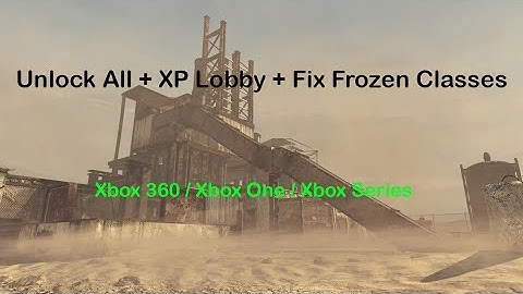 Call of Duty Modern Warfare 2 | Unlock All + XP Lobby + Fix Frozen Classes | Xbox 