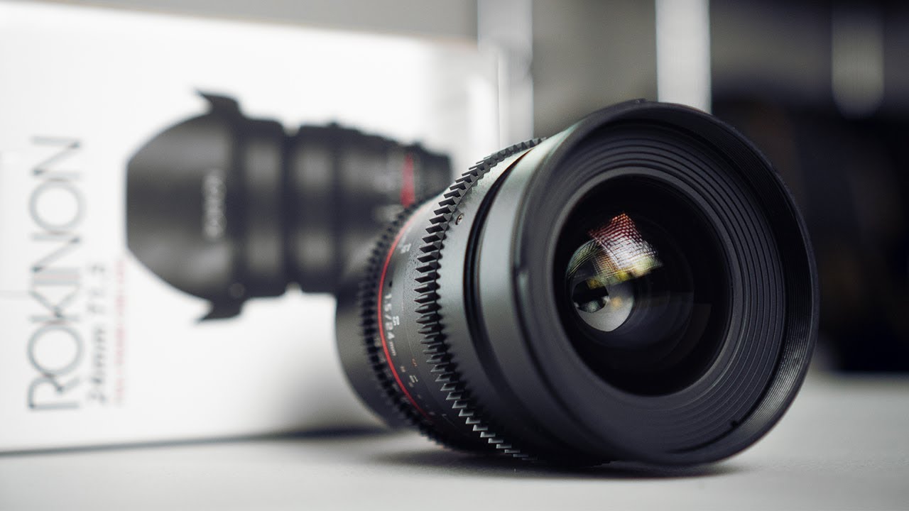 Rokinon 24mm t1.5 cine lens review - YouTube