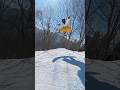 [Snowboard]Toe Exit 180… That Was Clean #snowboarding #snowboard #snowboardbindings