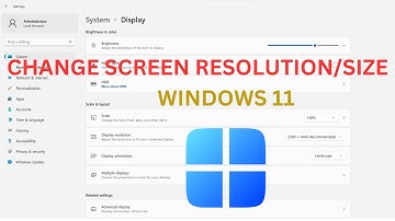 Windows 11 Tutorial : How To Change Screen Resolution and Size