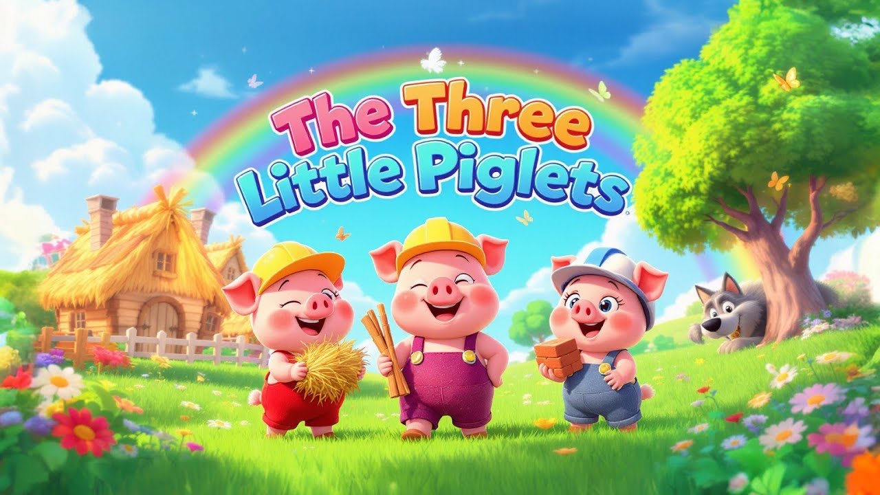 Three Little Pigs & The Big Bad Wolf | Classic Kids Story with Moral ...