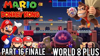 Mario vs. Donkey Kong Playthrough Part #16 World 8 Plus Twilight City Plus and Final DK Boss Fight