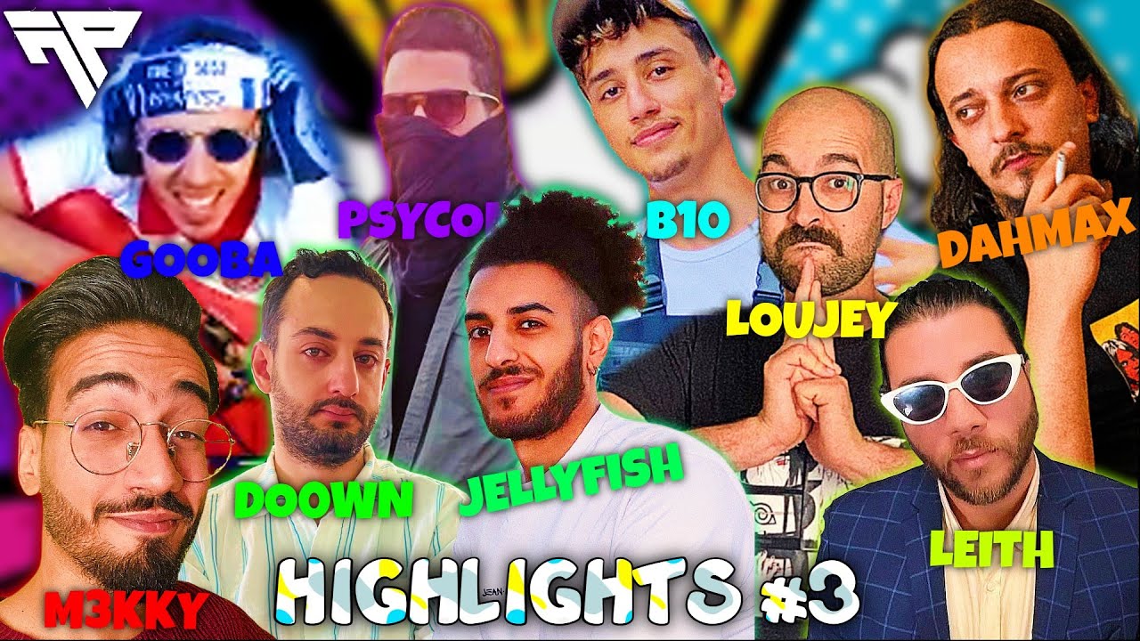 Tunisian Streamers Highlights #3 🔥 ( Gooba Dahmax Jellyfish D0wwn M3KKY B10 Leith Loujey )