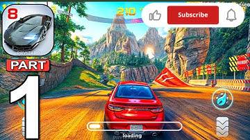 Asphalt 8 - Gameplay Walkthrough Part 1 Tutorial Car Racing Game (iOS, Android)