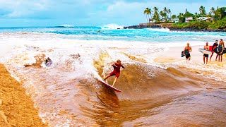 RIVER SURFING IN HAWAII (WAIMEA BAY) RIVER SURFING IN HAWAII (WAIMEA BAY)