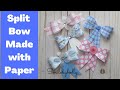 Paper Bow Tutorial- No Dies or Cutting Machine Needed!