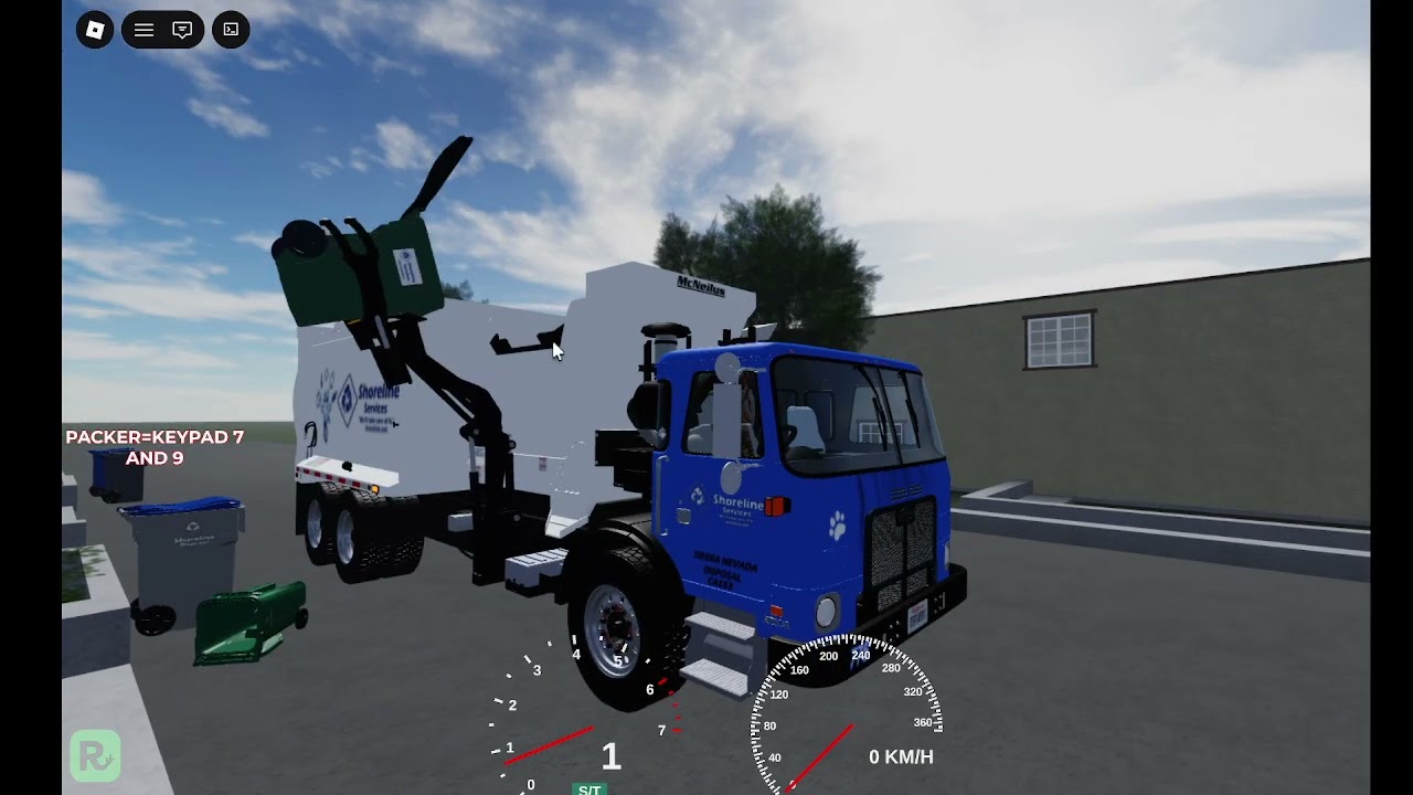 garbage truck Shoreline#Autocar#trash truck