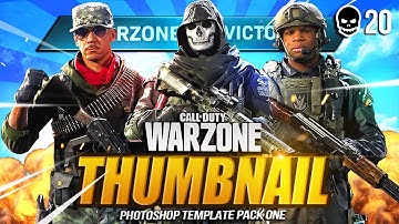 Call Of Duty Warzone Thumbnail Photoshop Template - (Call of Duty Warzone Thumbnail Template)