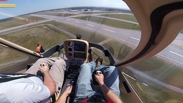 Guimbal Cabri G2 Third Hour Of Flight Training - First Time On All Controls