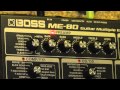 Boss ME 80 Guitar Multiple Effects Pedal Demo