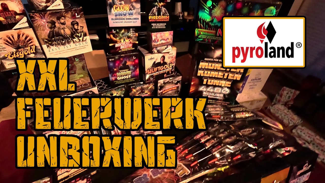 XXL FEUERWERK UNBOXING aus dem PYROLAND - Silvester 2025/2026