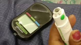 Checking Blood Sugar (Glucose) Level | How to Use a Glucometer