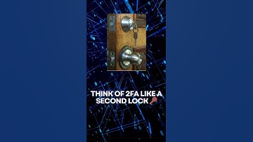 What Is 2FA? Two-Factor Authentication Explained Simply | Tech Tips #shorts #staysafeonline