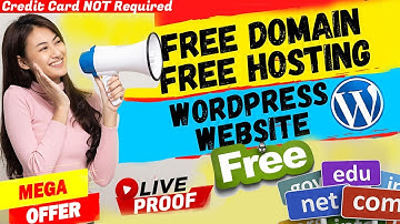 Get Free Premium Domain Name 2022 | .FREE .COM .NET  Free Domain for Life Time |