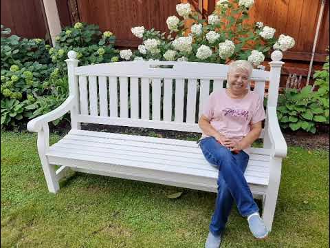 Скамья садовая Адмирал в различных уголках нашего сада # ...