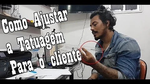 Como imprimir tatuagem no tamanho certo?